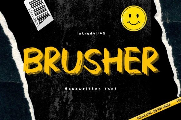 Brusher: The Handwritten Typeface That Brings Authenticity to Digital Design