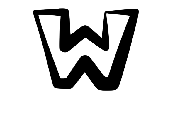 Cute and Bold Uppercase Mono Letter W: A Standout Design Element for Creators