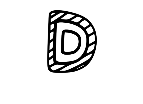 Felt Tip Hand Drawn Stripy Comic Mono D: The Ultimate Digital Asset for Bold Design