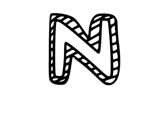 Felt Tip Hand Drawn Stripy Comic Mono N: A Versatile Tool for Modern Design