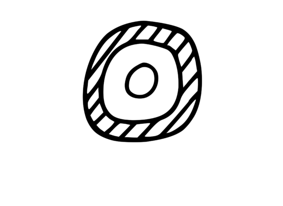 Felt Tip Hand Drawn Stripy Comic Mono O: A Practical Asset for Creative Design