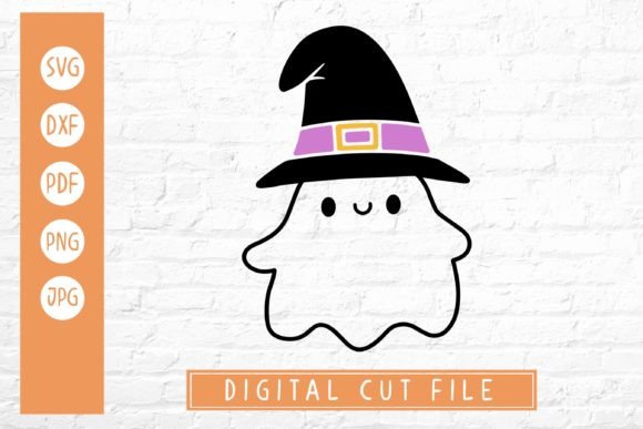 Ghost Witch Halloween SVG Happy Ghost: The Ultimate Cute Cut File for Your Seasonal Projects