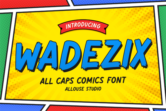 Wadezix: A Brushed Retro Font for Fun Designs