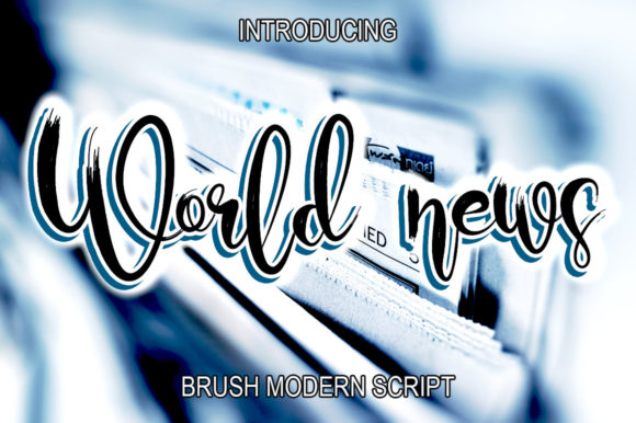 World News: A Balanced Script Font for Every Project